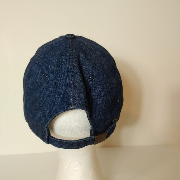 Vintage Denim Dad Hat California Flag Bear Baseball Jean Adjustable Kbethos - Picture 6 of 9